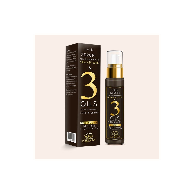 SERUM CAPILAR BIOACTIVO DE ARGÁN Y 3 ACEITES